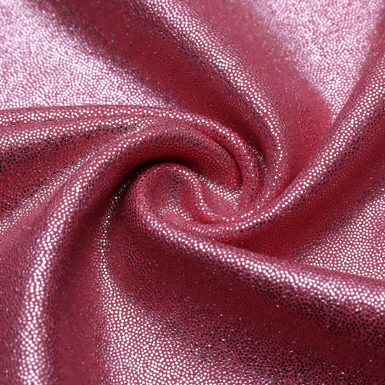 PERFORMANCE PINK FOIL KNITTED FABRIC