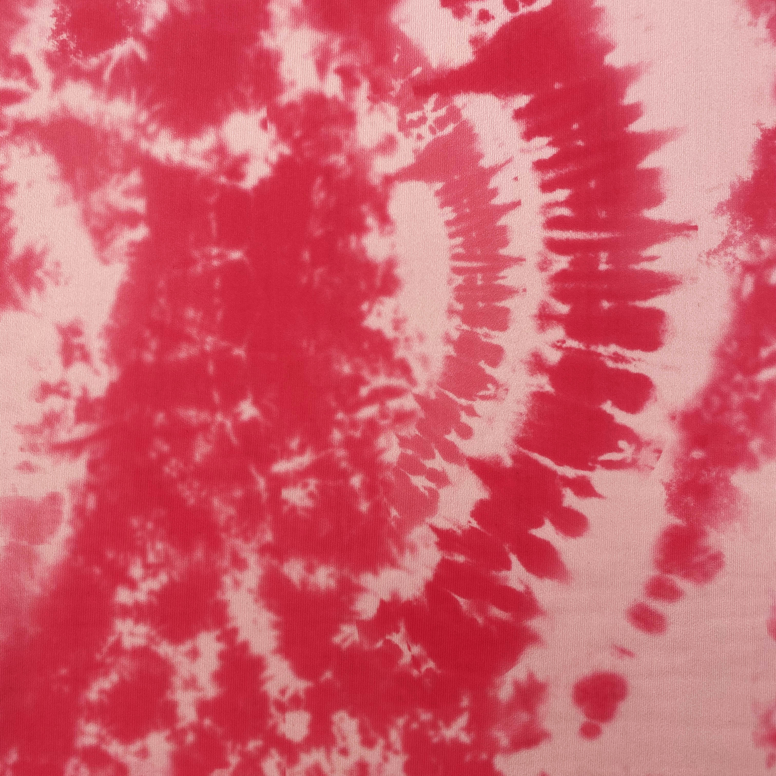 TIE DYE PRINTED POLYESTER FABRIC