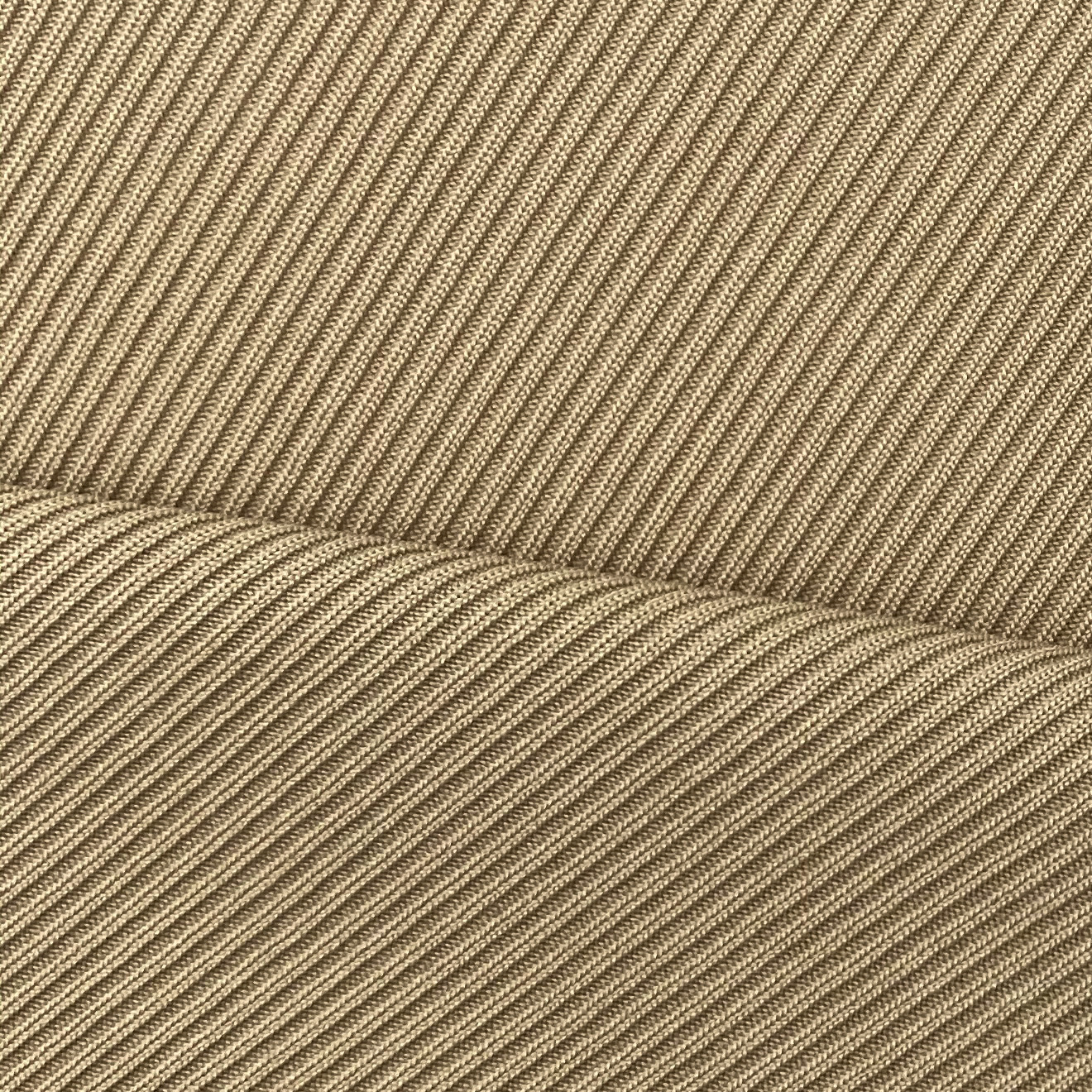 KHAKI RIB FABRIC