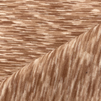 SANDYBROWN SPACEDYED SINGLE JERSEY FABRIC