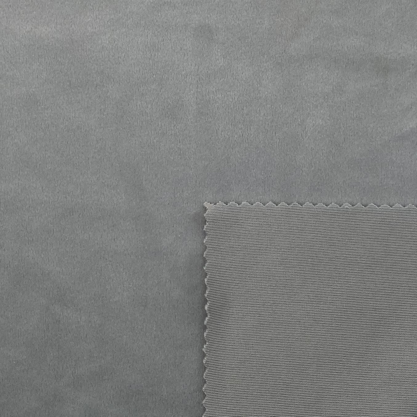 GREY FLEECE FABRIC
