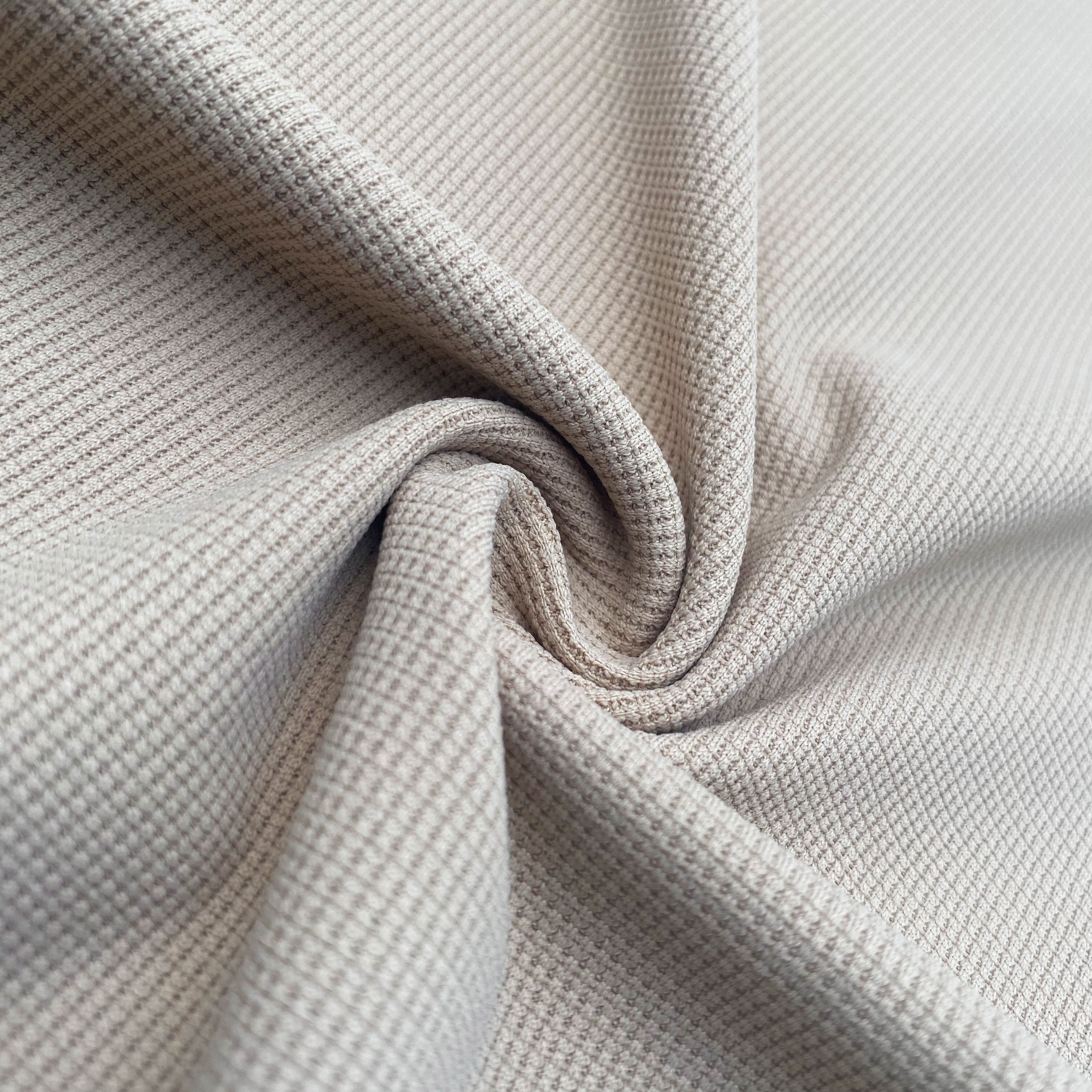 KHAKI WAFFLE FABRIC