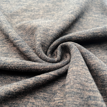 BROWN PEACHED FABRIC
