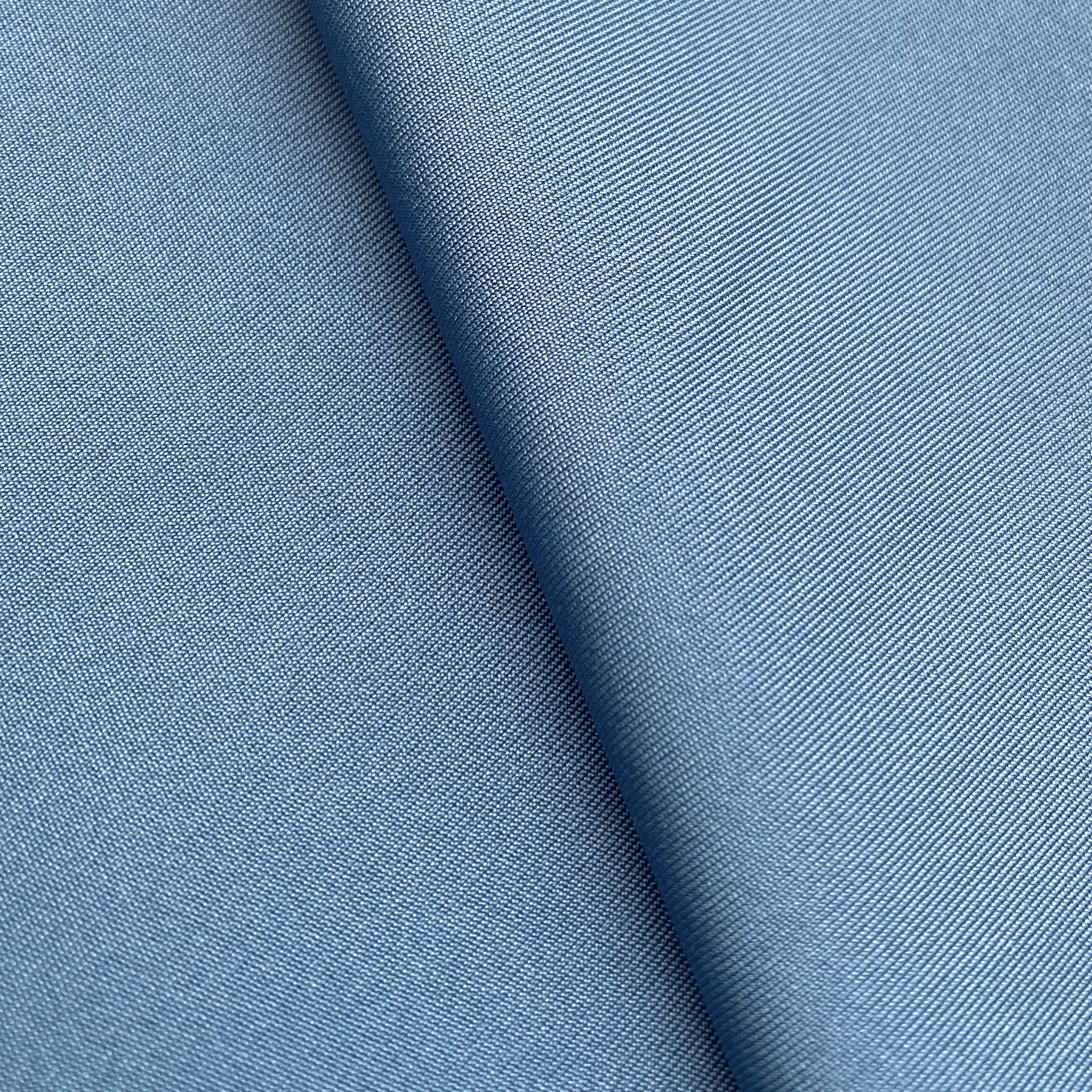 BLUE SEMIDULL FABRIC