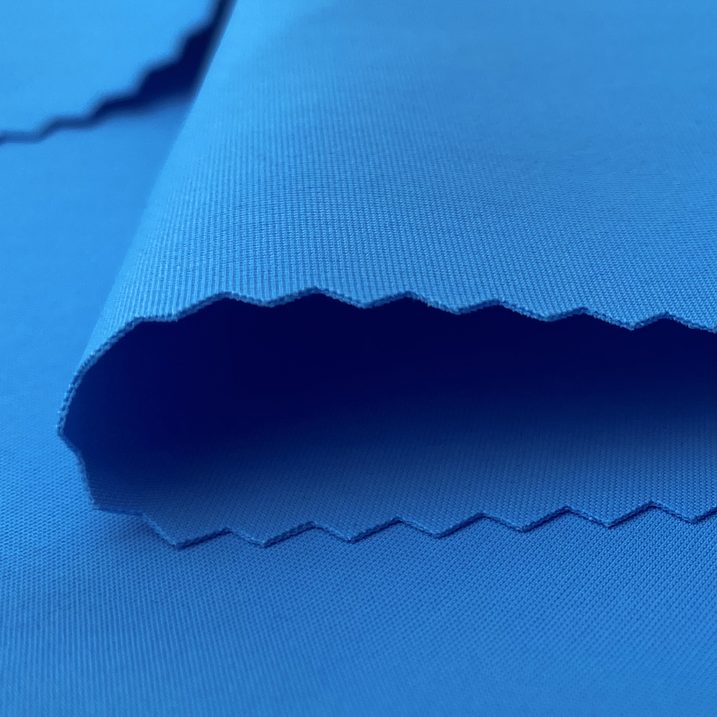 BLUE LAMINATED FABRIC