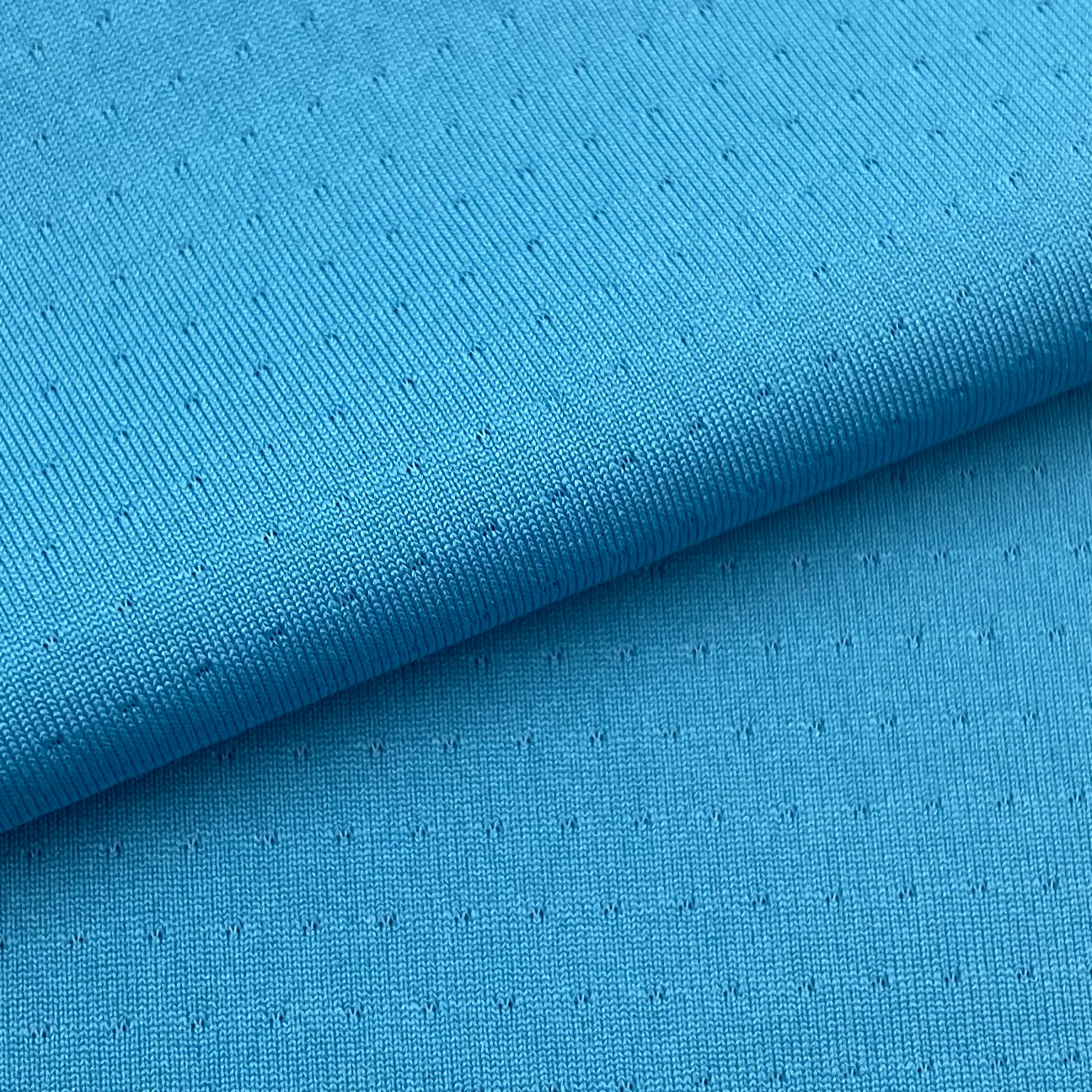 BLUE MESH FABRIC