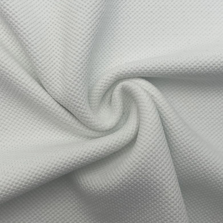 WHITE PIQUE FABRIC