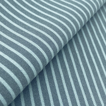 BLUE AND WHITE STRIPE QUICK DRY FABRIC