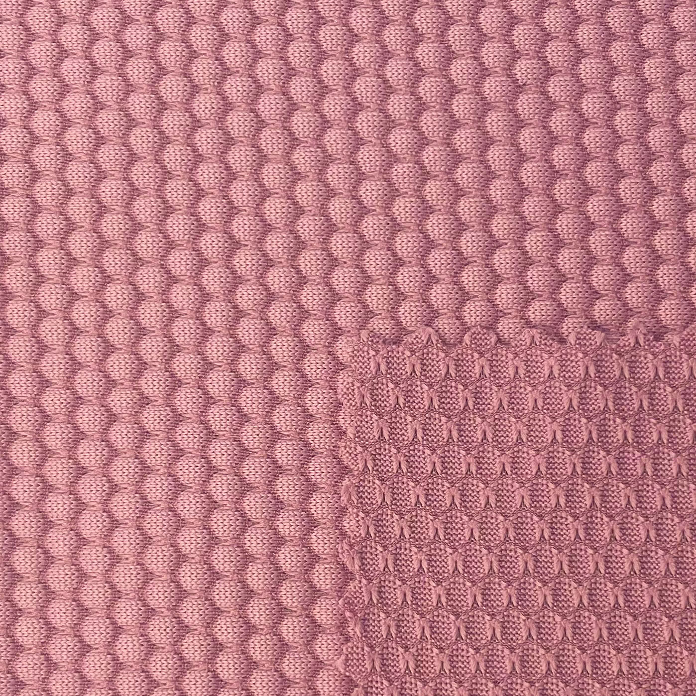 PINK HONEYCOMB MESH FABRIC