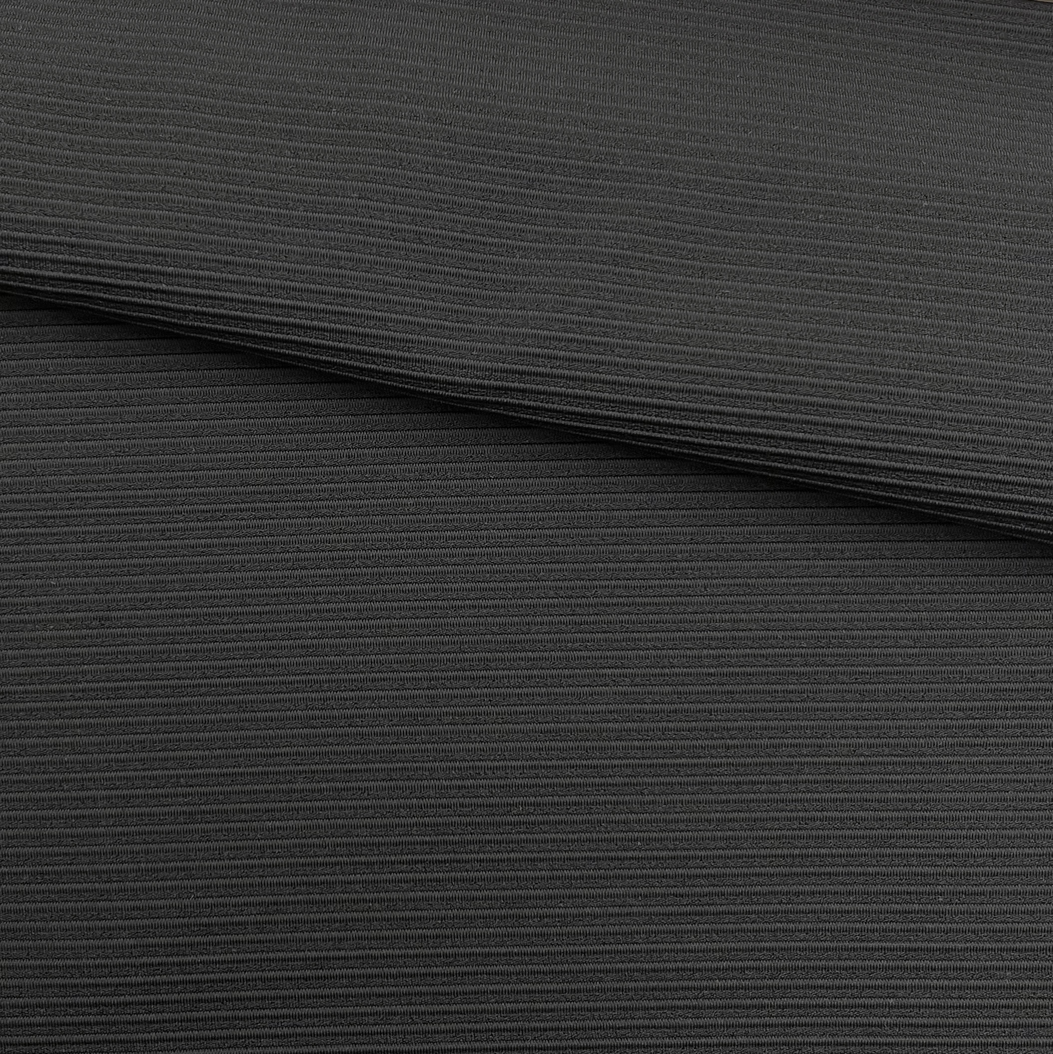 BLACK RIB FABRIC